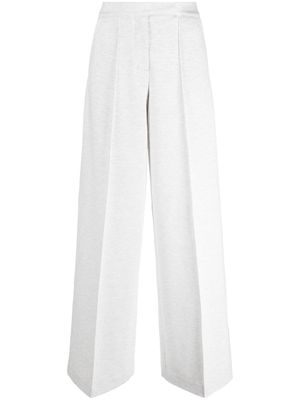 Dorothee Schumacher pressed-crease concealed-fastening tailored trousers - Grey