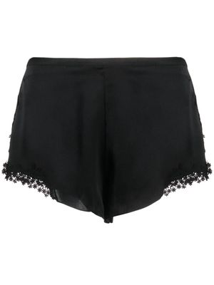 Dorothee Schumacher Sense Of Shine silk shorts - Black