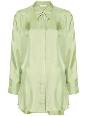 Dorothee Schumacher Sensual Coolness silk blouse - Green