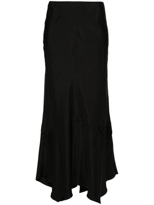 Dorothee Schumacher Sensual Coolness silk maxi skirt - Black