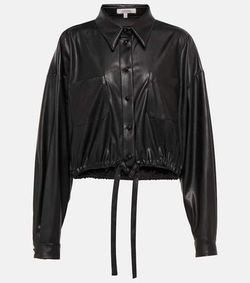Dorothee Schumacher Sleek Comfort faux leather shirt