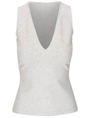 Dorothee Schumacher V-neck sleeveless top - Grey