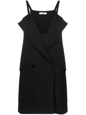 Dorothee Schumacher V-neck virgin wool blazer dress - Black