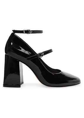 Dorothy 90MM Patent Leather Mary Jane Pumps