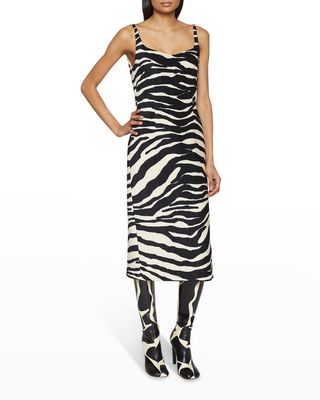 Doss Zebra Midi Dress