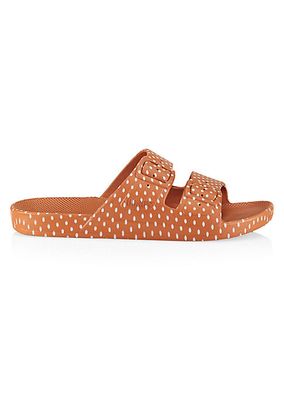 Dotted Two-Strap Slides