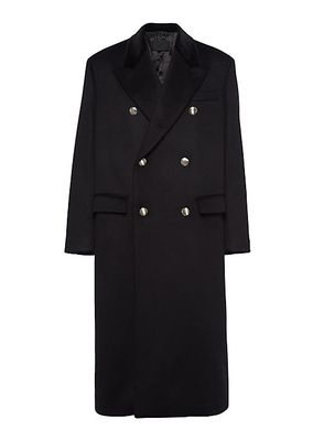 Double-Breasted Cashmere Coat