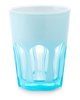 Double Face Acrylic Tumbler Glass, Turquoise