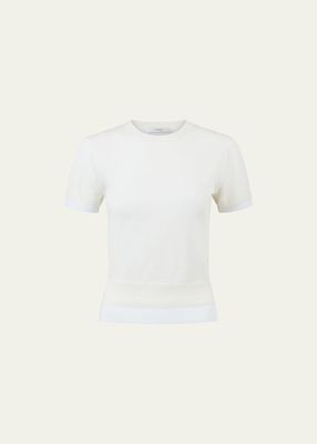 Double-Layer Short-Sleeve T-Shirt