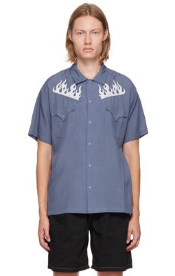 Double Rainbouu Blue West Coast Shirt