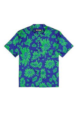 DOUBLE RAINBOUU Hawaiian Shirt in Blue