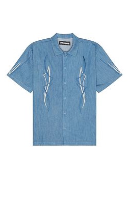 DOUBLE RAINBOUU West Coast Shirt in Blue