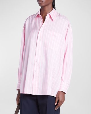 Double Stripe Collared Shirt