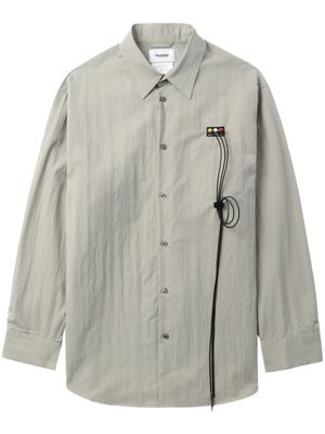 Doublet 3D-detail technical-cotton shirt - Grey