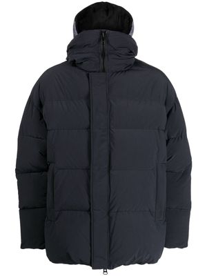 Doublet animal-print hooded padded jacket - Blue