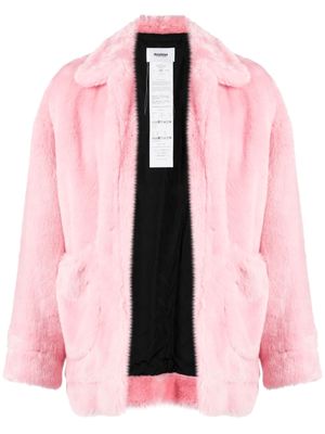 Doublet bunny-motif faux-fur jacket - Pink