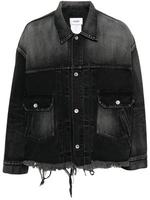 Doublet distressed denim jacket - Black