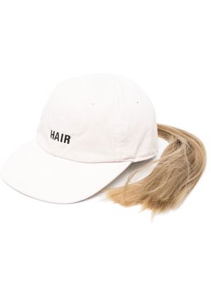 Doublet faux hair-detail cap - Neutrals