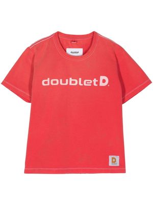 Doublet logo-print crew-neck T-shirt - Red