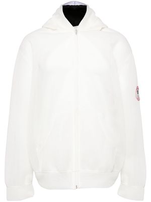 Doublet masked hooded jacket - White