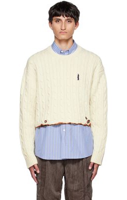 Doublet Off-White Burning Sweater