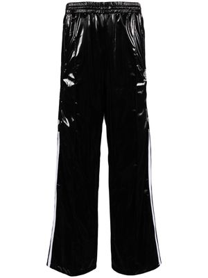 Doublet patent-finish trousers - Black