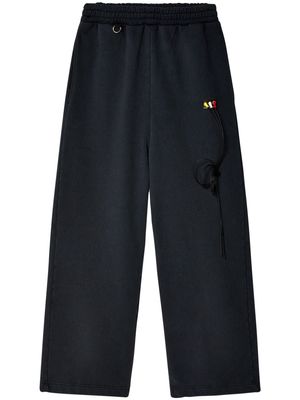 Doublet RCA Cable Embroidery track pants - Black