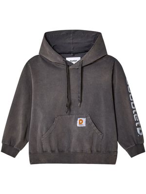 Doublet Super Stretch distressed hoodie - Black
