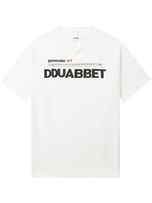 Doublet text-print cotton T-shirt - White