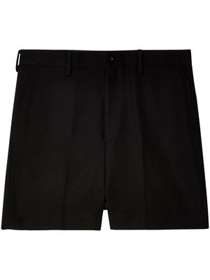 Doublet wide-leg wool tailored shorts - Black