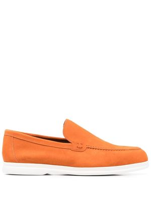 Doucal's 20mm suede loafers - Orange