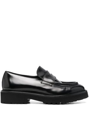 Doucal's 40mm chunky penny loafers - Black