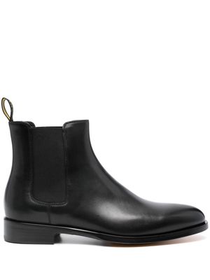 Doucal's almond-toe leather Chelsea boots - Black