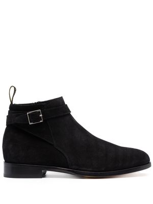Doucal's buckle-embellished ankle boots - Black