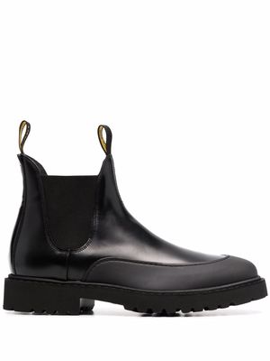DOUCAL'S elasticated side-panel boots - Black