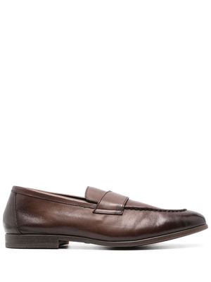 Doucal's Harley leather loafers - Brown