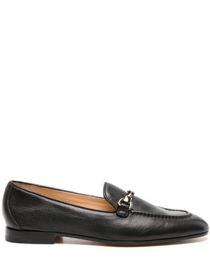 Doucal's horsebit-detail leather loafers - Black