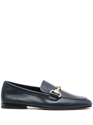 Doucal's horsebit-detail leather loafers - Blue