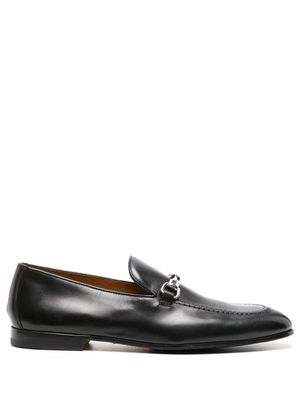 Doucal's Horsebit-detail patent-leather loafers - Black