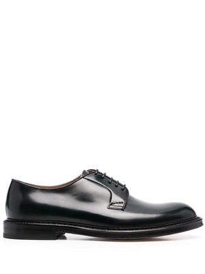 Doucal's lace-up leather Derby shoes - Green
