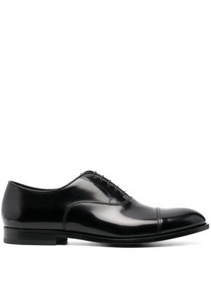 Doucal's lace-up leather Oxford shoes - Black