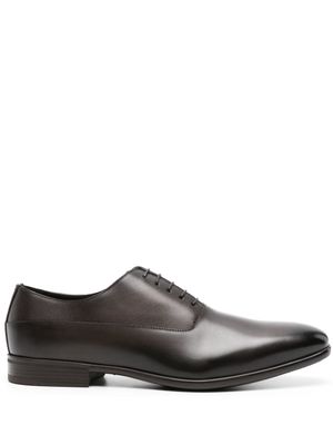Doucal's lace-up leather Oxford shoes - Brown