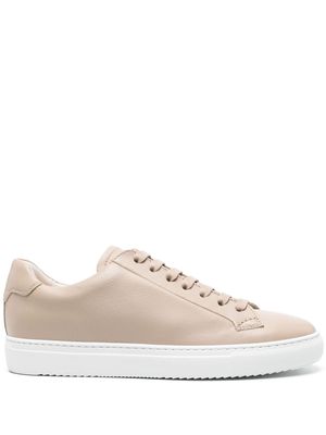 Doucal's lace-up leather sneakers - Neutrals