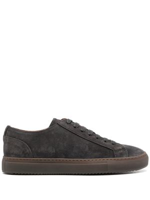 Doucal's lace-up suede sneakers - Grey