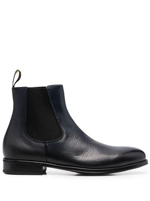 Doucal's leather Chelsea boots - Blue