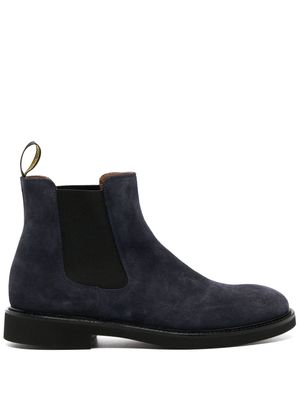 Doucal's slip-on suede ankle boots - Blue