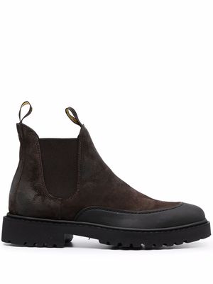 Doucal's suede Chelsea boots - Brown