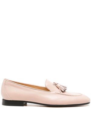 Doucal's tassel-detail leather loafers - Neutrals