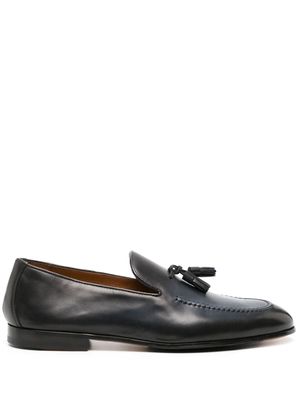 Doucal's tassel-detailed leather loafers - Blue