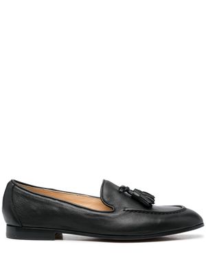 Doucal's tassel leather loafers - Black
